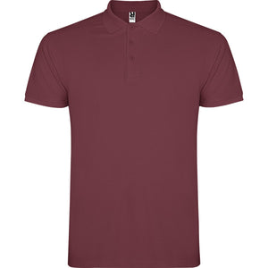 Polo uomo manica corta – Regular – STAR 6638 Rosso Bacca