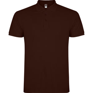 Polo uomo manica corta – Regular – STAR 6638 Cioccolato