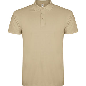 Polo uomo manica corta – Regular – STAR 6638 Sabbia