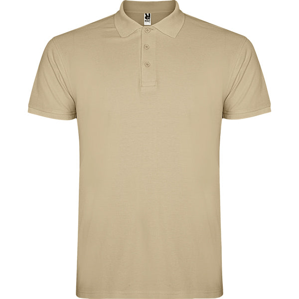 Polo uomo manica corta – Regular – STAR 6638 Sabbia