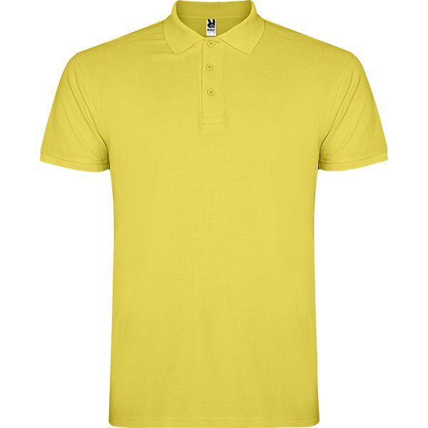 Polo uomo manica corta – Regular – STAR 6638 Giallo Mais