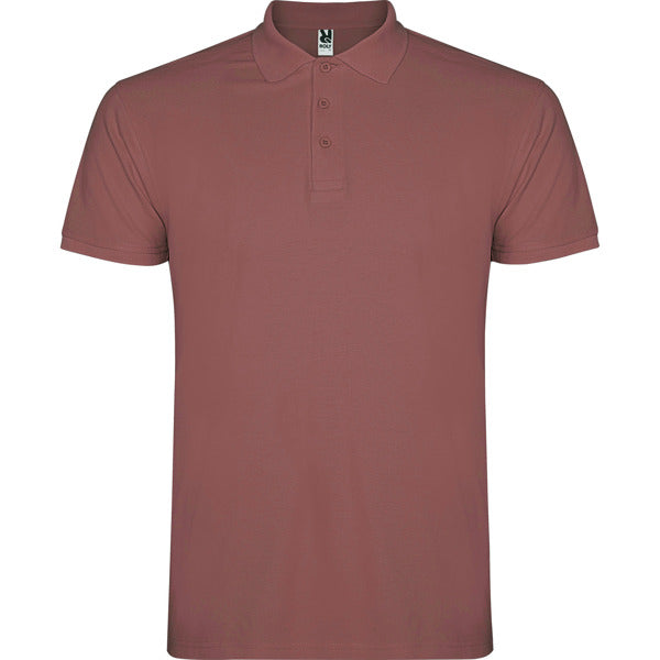 Polo uomo manica corta – Regular – STAR 6638 Rosso Pallido