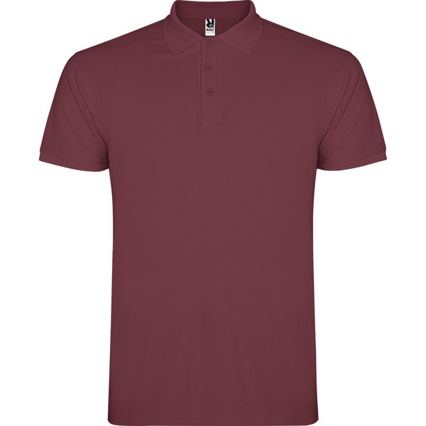 Polo uomo manica corta – Regular – STAR 6638 Rosso Bacca