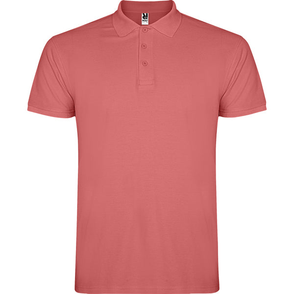 Polo uomo manica corta – Regular – STAR 6638 Rosso Crisantemo