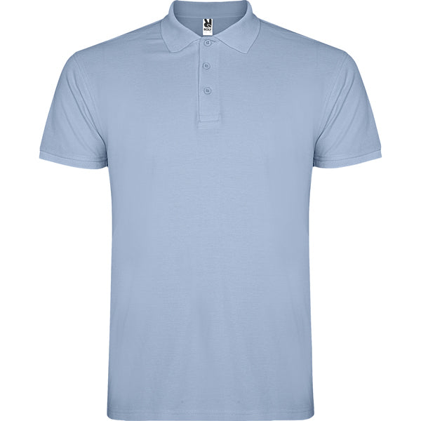 Polo uomo manica corta – Regular – STAR 6638 Azzurro Zen
