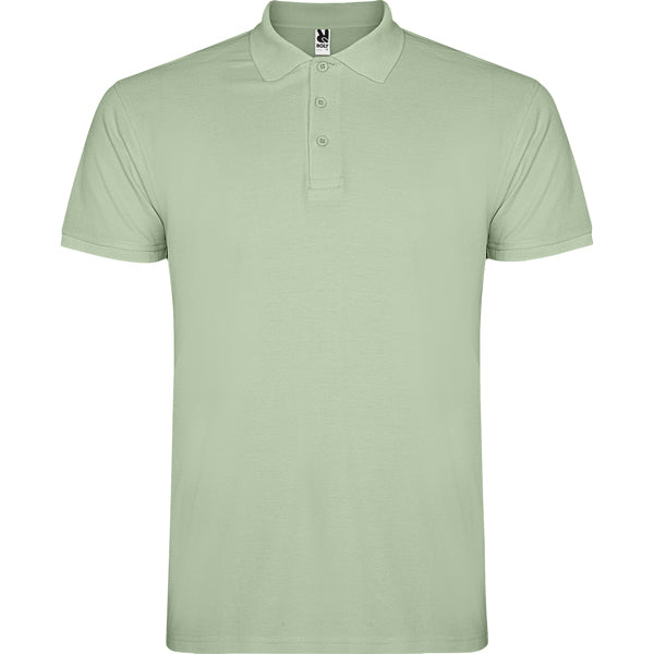 Polo uomo manica corta – Regular – STAR 6638 Verde Nebbia