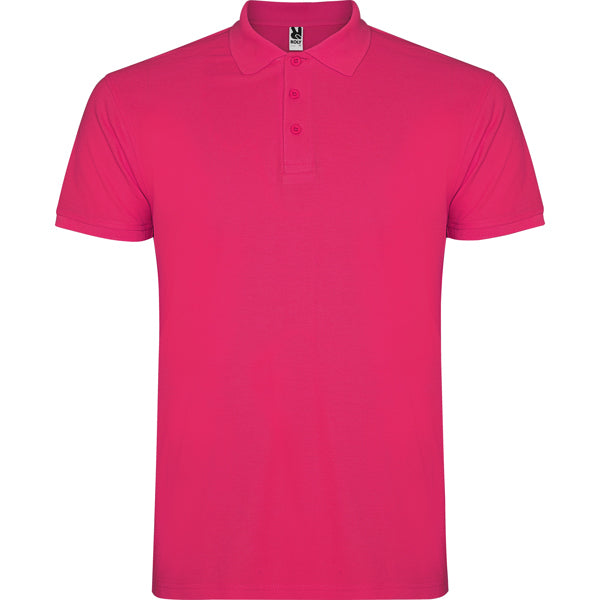 Polo uomo manica corta – Regular – STAR 6638 Rosa Orchidea