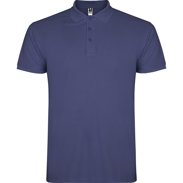 Polo uomo manica corta – Regular – STAR 6638 Blu Denim
