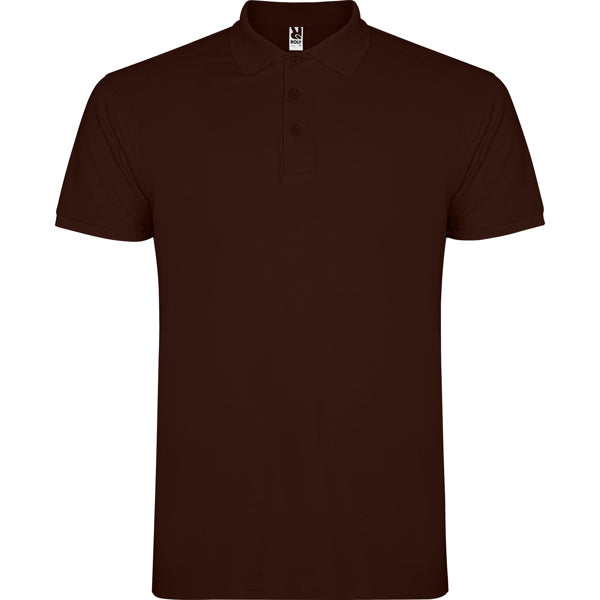 Polo uomo manica corta – Regular – STAR 6638 Cioccolato