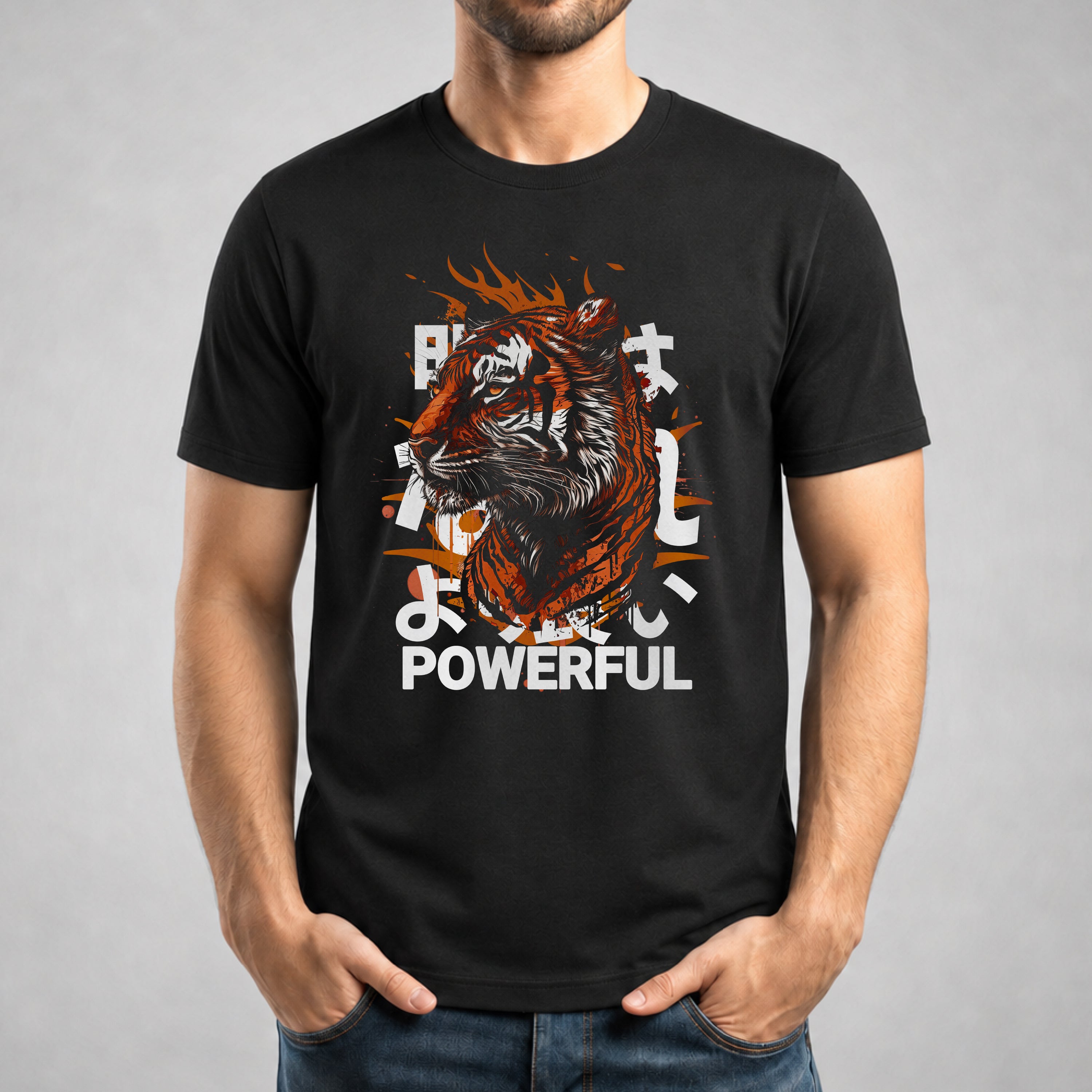 T-shirt Powerful Tiger