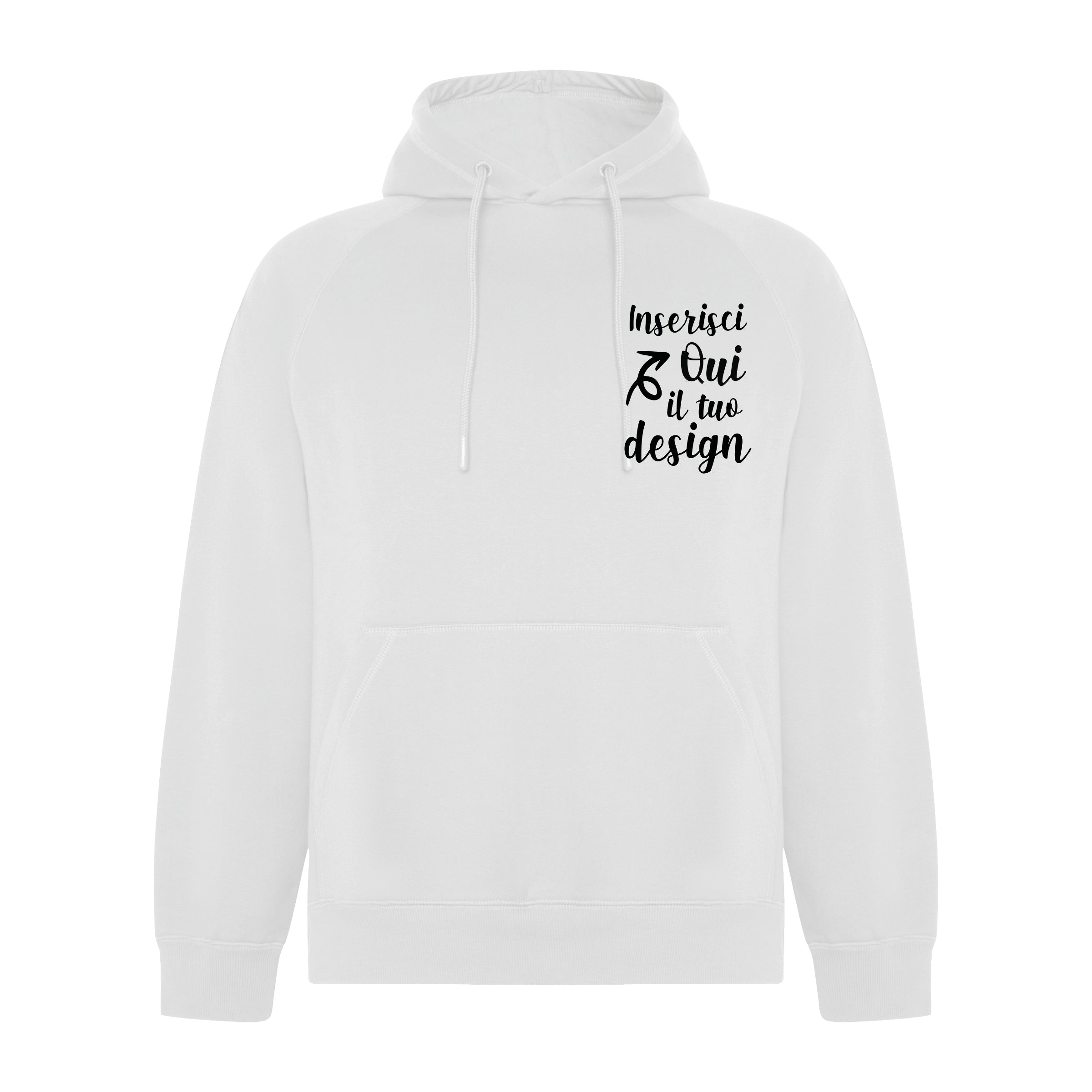 Felpa con cappuccio Unisex personalizzata