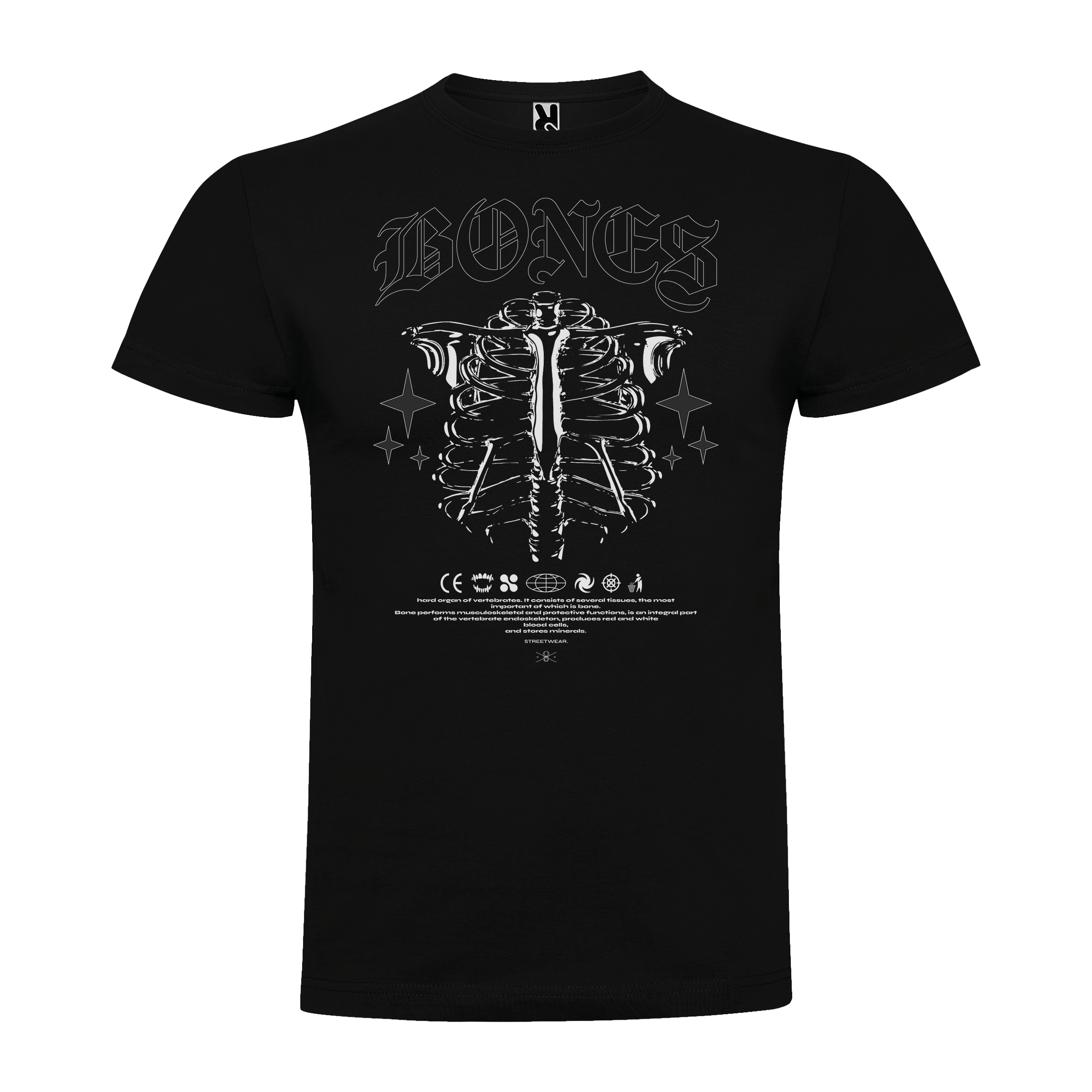 T-shirt Streetwear "Bones"